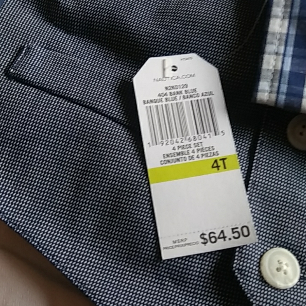 Nautica Little Boy's Textured Vest Set - Picture 5 of 5
